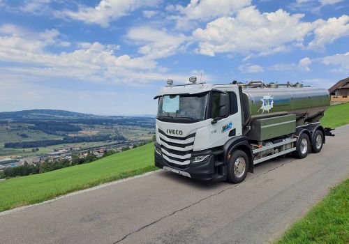 Lastwagen mit Panorama